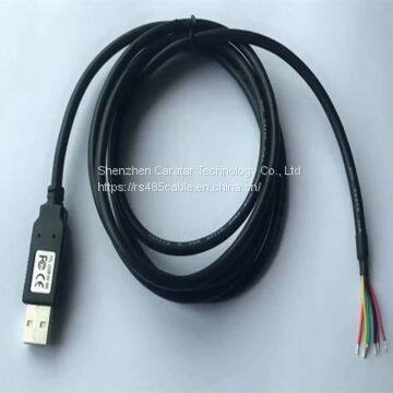 TTL-232R-3V3-WE FTDI Chip USB to TTL UART Serial Cable With Wire-ended 6 Core Output TTL-232R-5V-WE Compatible photo-2