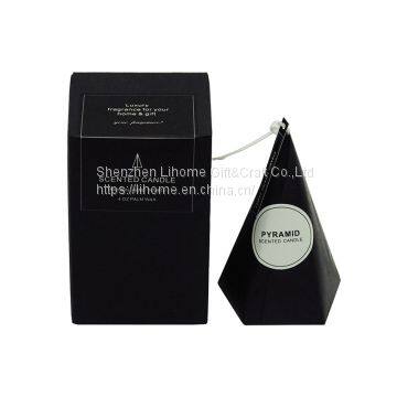 Conical Pentagonal Ice Flower Aromatherapy Candle photo-4