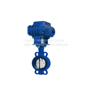 Cast Iron Butterfly Vavle  D971X-10/10Q/16/16Q Electric Drive Type Butterfly Valve