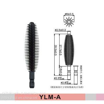 3d 4d Fiber Lash Disposable Silicone Plastic Black Eyebrow Mascara Tube Brush Wands Bottle Packaging de Soldar Buceo Waterproof With Cap for Eyelash Extensions