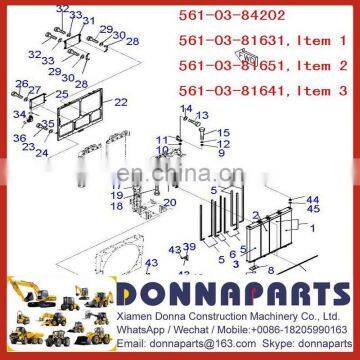 HD785-7 Radiator,cooling system,Radiator assy,water Cooler,heat exchanger,561-03-84202,561-03-81631,561-03-81651,561-03-81641 co