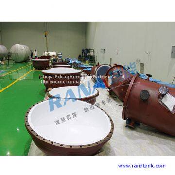 Factory Wholesales New Durable 45 Cubic Steel Lining PTFE/ PFA/ ETFE Anticorrosive Equipment With Long Service Life 15-20 Years Industrial Chemical Storage Tank Movable Portable Container and Pressure Vessel photo-3