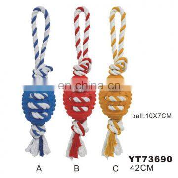 Indestructible Durable Rubber Pet Squeaky Dog Toy Ball photo-3