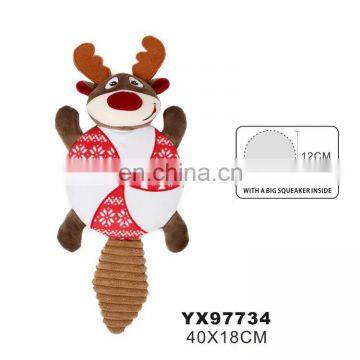 Christmas Squeaky Dog Toy Pet Interactive Plush Dog Toy photo-3