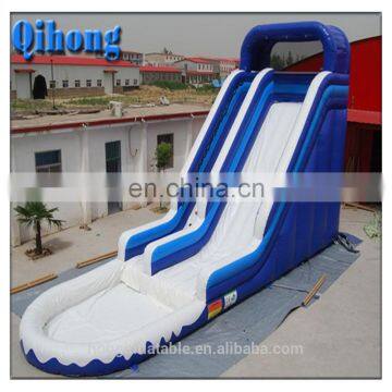 0.55mm PVC popular cheap inflatable used swimming pool slide, giant amusement inflatable titanic slide for sale