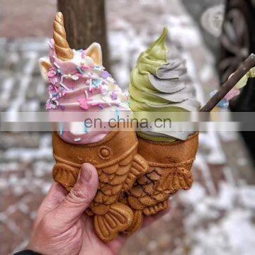 New product snack machine  Ice Cream Fish Taiyaki Machine with factory price