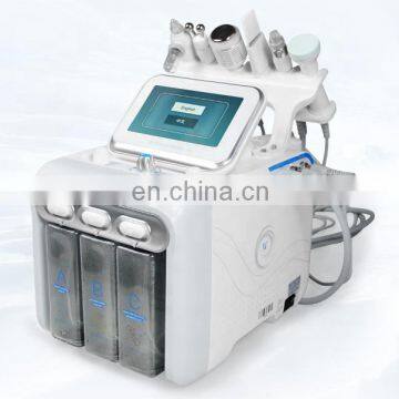 6 in 1 deep cleaning bio lift H2 O2 hydra dermabrasion for skin care /jet scrubber aqua peel machine