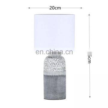 New Arrival High Quality White Nightstand Lamp Cheap Porcelain Retro Desk Lamp for Living Room photo-6