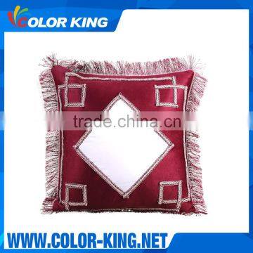 Colorking European Style Beige Heart Shape Pillowcase Heat Transfer Sublimation Blanks photo-4