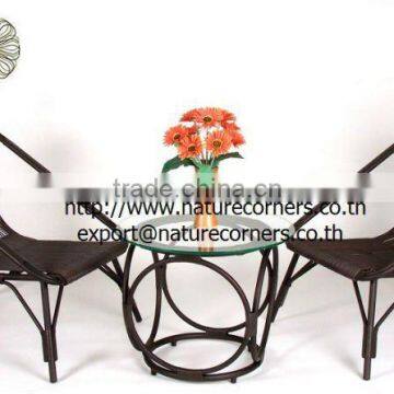 TF0952 Outdoor Rattan Patio Chairs and Coffee Table