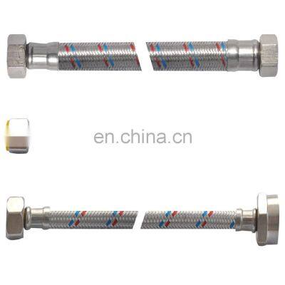 SS wire nylon braided water hose connection pipe