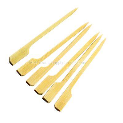 bamboo skewers paddle skewer 15cm bamboo golf skewer