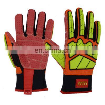 HANDLANDY Impact Resistant Cut Resistant mechanical engineer gloves safety work gloves tool HDDH638