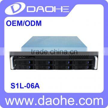 2U Entry Computing and Storage Server Chassis - 8x 3.5" Hot-Swap photo-4