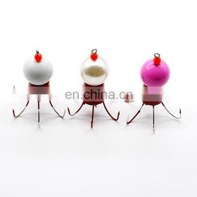 Bead Squid Fishing Lure With 6 Hooks Octopus Lures 55g Low Price photo-2