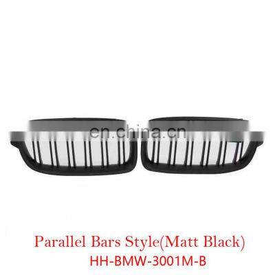 Auto Accessories Car Parts Front Grills Parallel Bars Glossy Black Front Grilles For BMW 3 Series F30 2012-15 photo-5