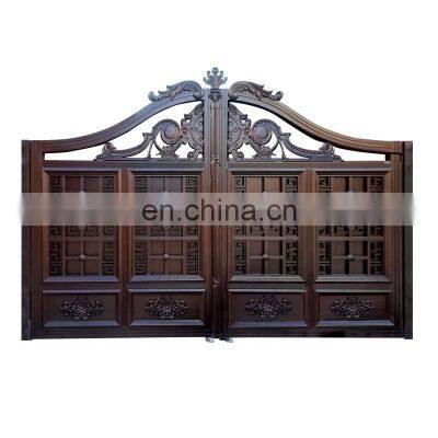 CBMMART European-style Iron gate courtyard gate villa electric double metal door