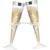 Plastic Champagne Flutes Gold Glitter Plastic Toasting Glasses Disposable Wedding Party Cocktail Cups photo-3