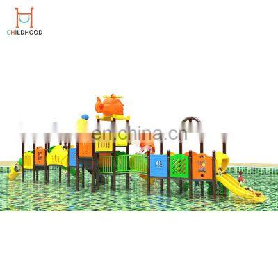 Diversify children small plastic slide kids outdoor playground