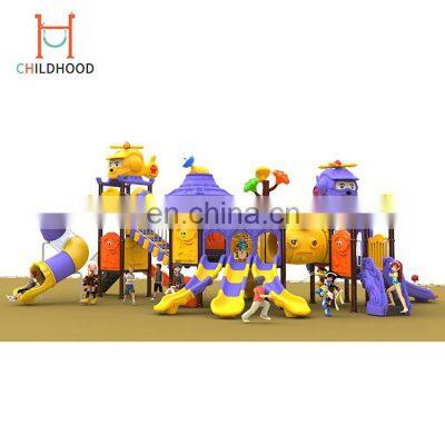 Outdoor aircraft series kindergarten school playground children toy plastic slide equipment