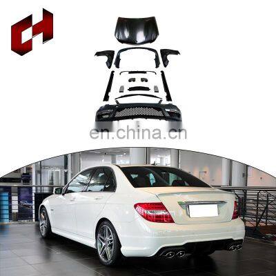 CH Brand New Material Bumper Rear Diffusers Refitting Parts Svr Cover Body Kit For Mercedes-Benz C Class W204 11-14 C63