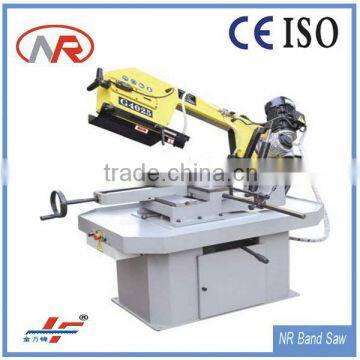 miter metal sawing equipments /swivel band saw 60 degree