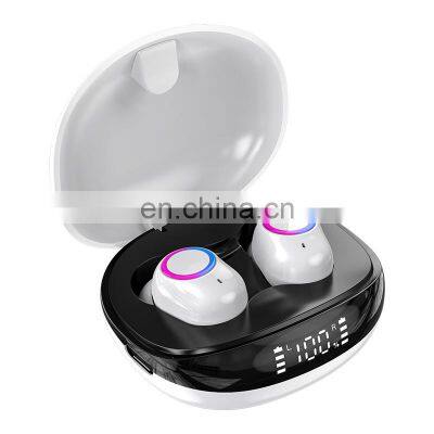 2022 Tws F8 Hifi Sound Tws V5.2 Wireless Earbuds Earphone With Charging Case