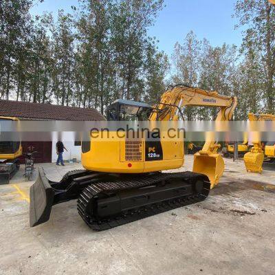 Горный экскаватор Komatsu pc128, Б/у экскаватор Komatsu на 12 тонн, Ковшовый экскаватор на гусеничном ходу Komatsu