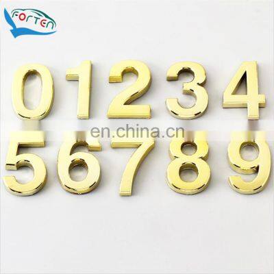Custom ABS Chrome 3D Car Letter Sticker Car Emblem Badge