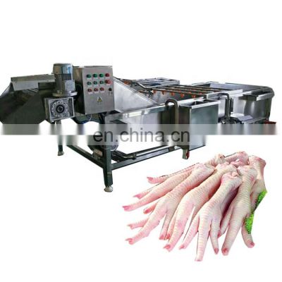 Chicken Paw Skin Remover Chicken Feet Skin Peeling Processing Machine Line