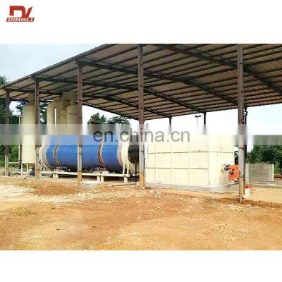 Fertilizers Processing Ranch Cow Manure Rotary Drum Dryer Equipment for Export