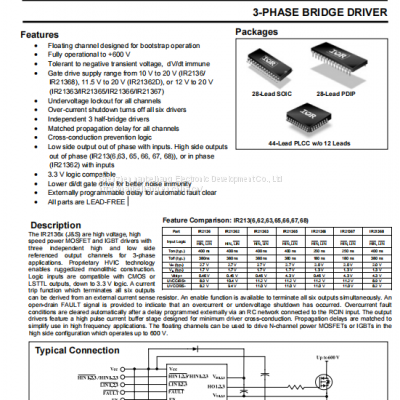 Ir2136strpbf gate drive IC Infineon original stock