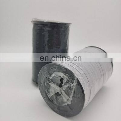 Elastic Band Webbing Factory Wholesale 3/5/6/8/10/12mm White and Black 100 Pieces Embroidered Support Polybag Packing DYED photo-5