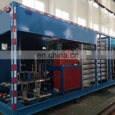 Cryogenic Liquid High Pressure Skid Mounted Liquid Oxygen Nitrogen Argon LNG Air Convection Vaporizer photo-2