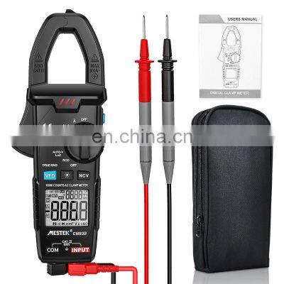 Ammeter Multimeter Auto Range Measurement of large capacitance NCV Digital clamp meter for electrician