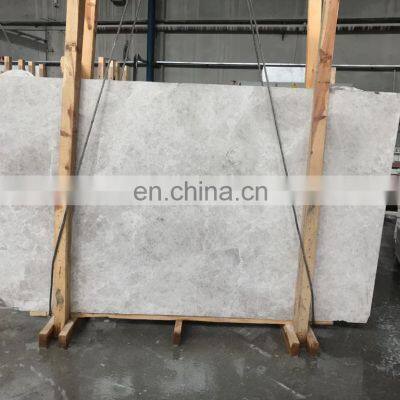 New Model Luxury Product Premium Quality New Arrival Tundra Light Grey Marble Slabs 2cm Thick Made in Turkey CEM-SLB-40 photo-3