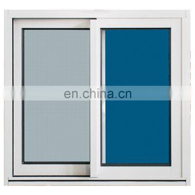 Simple Design Aluminium Frame Double Glazed Glass sliding window with fixed window