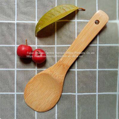 Bamboo kitchen rice spoon Wholesale/bamboo spoon bambu rice spatula from China