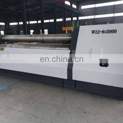 Wmtcnc New Sheetrollingmachine W12 Hydraulic Plate Rolling Machine 4 Roll Plate Rolling Machine