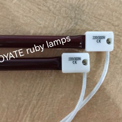 Hot selling red ruby infrared halogen lamp 1200mm 1500w paint booth heating lamp