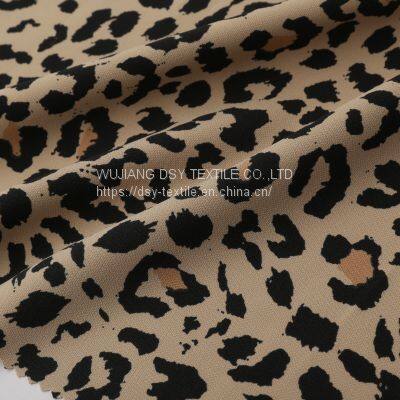 Color Printed Double Polyester Spandex Fabric photo-2