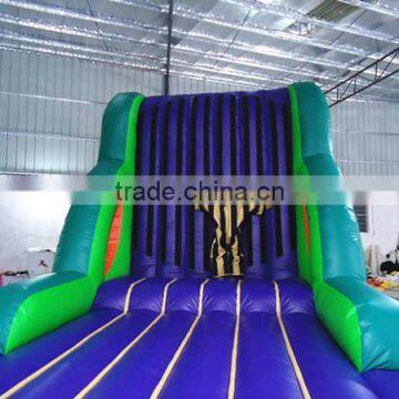 2015 inflatable hook and loop wall jumping fun