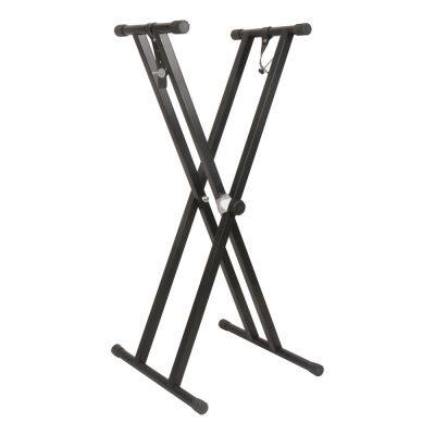 KS-2XL Upgrade New Type Aluminum Alloy Connector Double Tube X-shaped Electronic Organ Stand High Quality Keyboard Stand