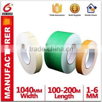 Single Adhesive Solvent/hotmelt/water Glue Pe/eva Foam Tape With Paper Tubes Cores