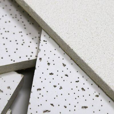 China Wholesale Modern 60X 60 Gypsum Mineral Wool Board Acoustic False Ceiling Tile Mineral Fiber Board for School Supplier