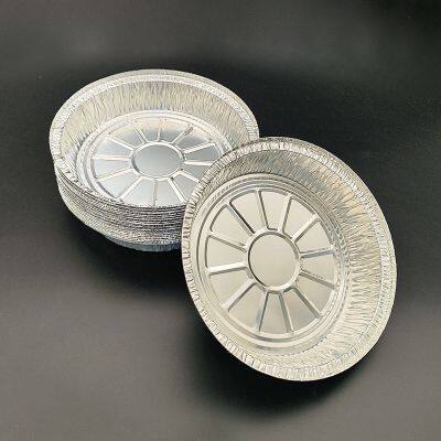 Disposable Round Aluminum Foil Containers For Baking Cooking Catering Food Packaging