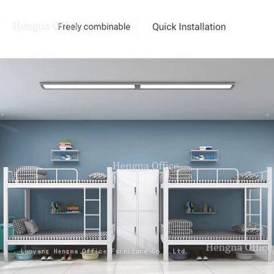 Anti-Squeak Stable Structure Metal Bunk Beds — Adult Size With Safety Guardrail for Workforce Accommodation— China Supplier for US