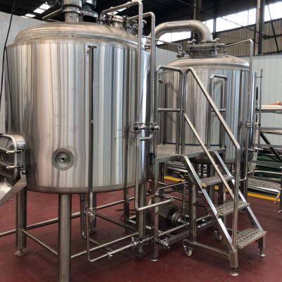 1000L 2Vessles Brewhouse+Hot Water Tank Craft Beer Equipment With Fermentation photo-5