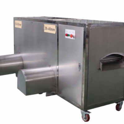 Self-propelled Stainless Steel Double Heads 500 kg Per Hour Automatic Green Banana Peeling Machine