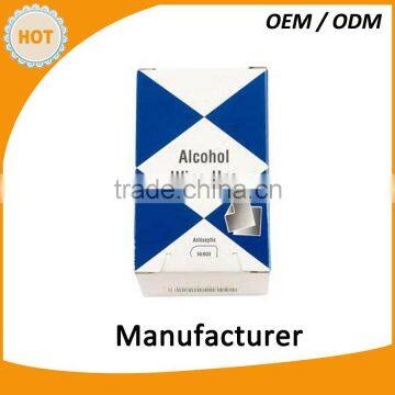 Pocket size alcohol antiseptic wipes